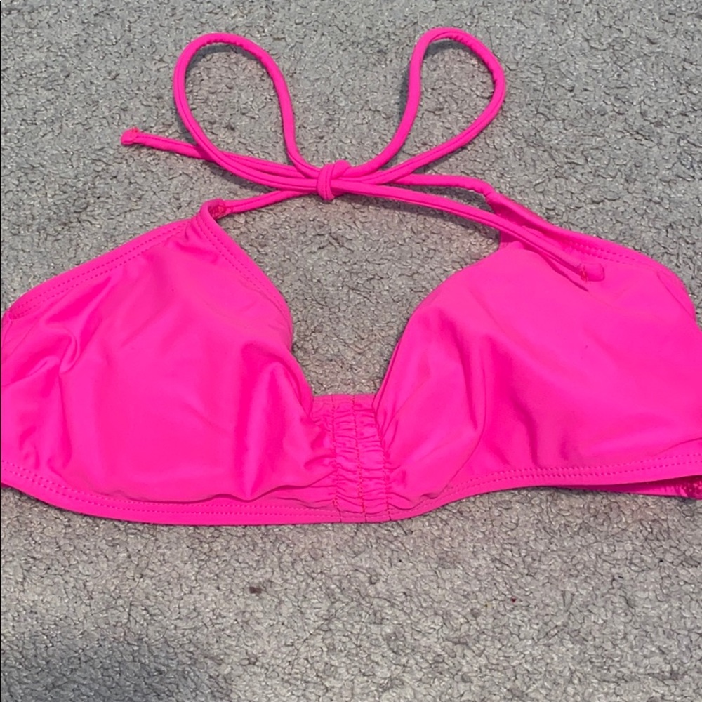 Hot pink bikini top